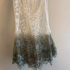 Beautiful Ombré Lace Top